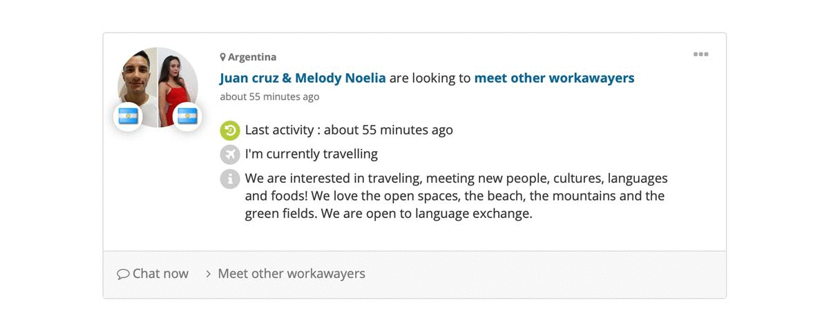 travel-feed-new-workawayers-commnity travel feed preview new and renewing workawayers and travel buddy meet ups